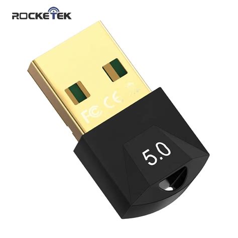 Rocketek Soporte USB Bluetooth Dongle Adaptador 5 0 Para Ordenador