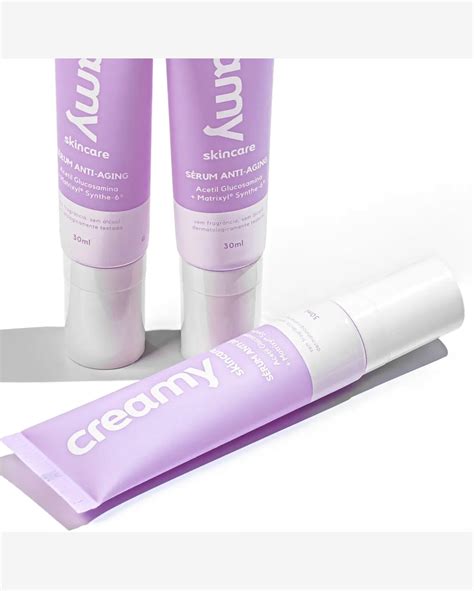 Riachuelo Kit Creamy Cido L Tico S Rum Facial E Anti Aging S Rum