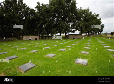 Langemark German Military Cemetery Of Ww1 Soldiers Near Ypres In