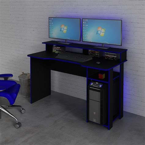 Mesa Computador Desk Gamer Canto Extra