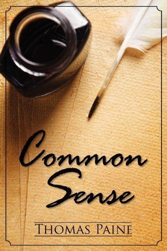 Common Sense Book Thomas Paine