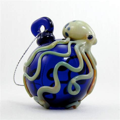 Hand Blown Glass | Octopus Ornament Hand Blown Glass by FullBlownGlass ...