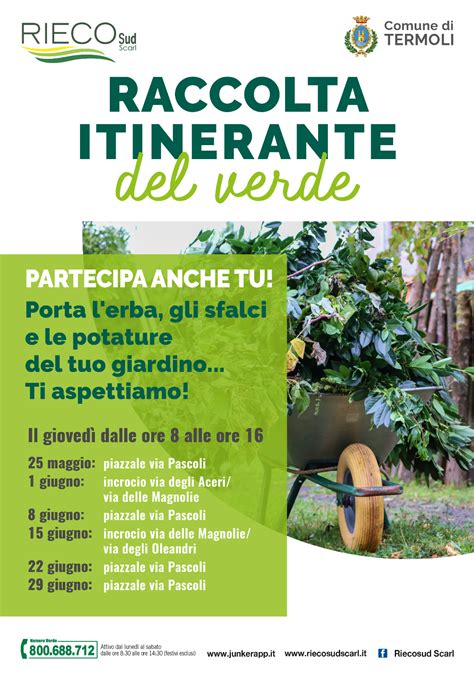 Raccolta Itinerante Del Verde Al Via Liniziativa Sulla Corretta