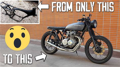 Watch This Guy Build A New Custom Bike From Salvage Parts