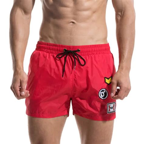 Nylon Mens Swim Shorts Desmiit Swimwear Men Flight Suit Swimsuit