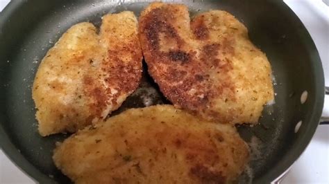 Breaded Tilapia Fish Fillets Easy Fast Recipe Youtube