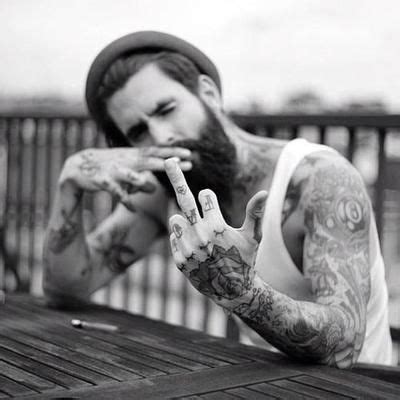 Ricky Hall Bearded Tattooed Men Bearded Men Tattooed Man Hipsters