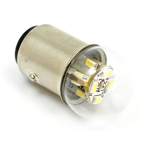 B34blednww Warm White 6v Negative Earth Led Dual Brightness Warning Lamp Osp Bay15d Base