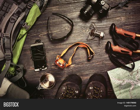 Hiking Accessories Set Image & Photo (Free Trial) | Bigstock