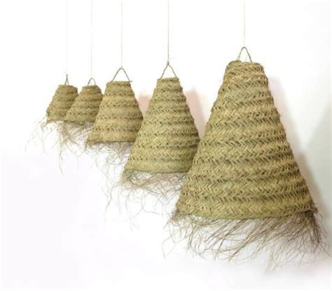 Hand Woven Suspensions In Natural Fibers HALFA Made In Morocco Etsy