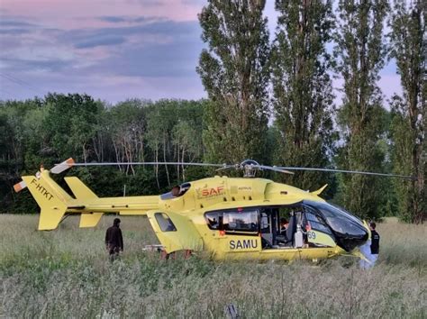 Ain Un Bless Grave Dans Une Collision Entre Une Voiture Et Une Moto