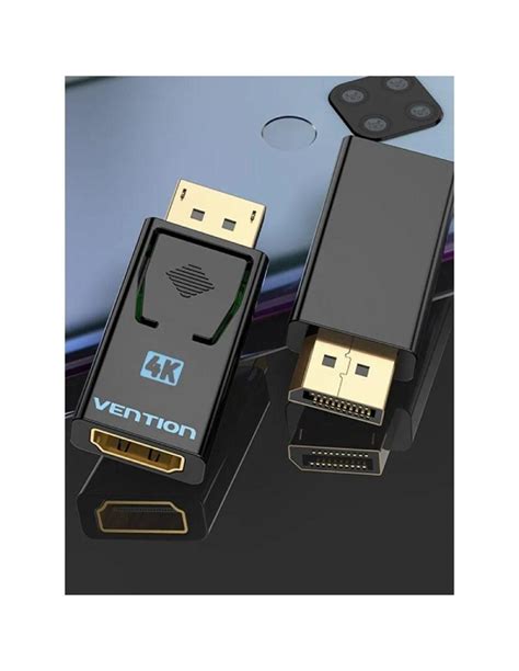 Adaptador Vention HBMB0 Displayport Macho HDMI Hembra