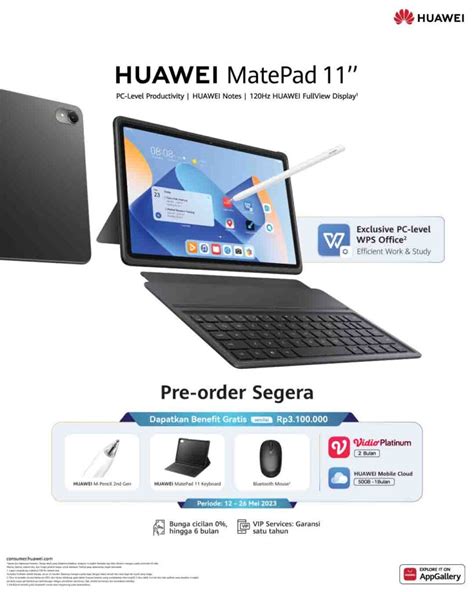 Huawei MatePad 11 (2023) announced in Indonesia - Huawei Central