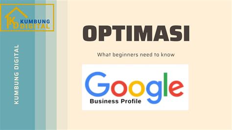 Optimasi Google Business Profile 2023 Dari Google Search YouTube