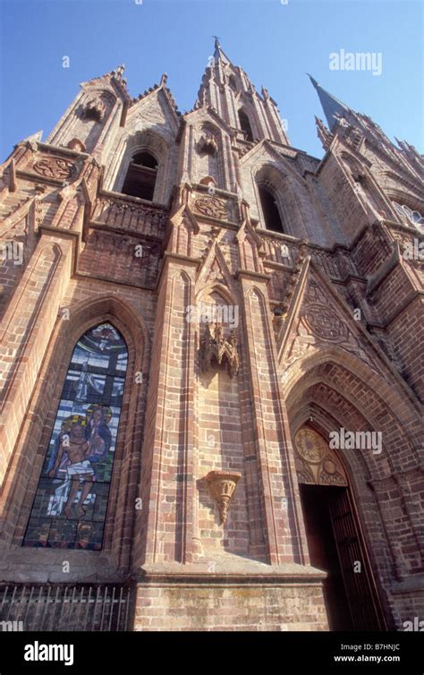 Our Lady of Guadalupe Cathedral in Zamora Michoacan Mexico Stock Photo ...