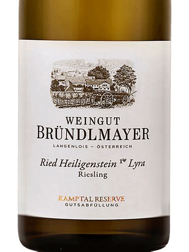 2015 Weingut Bründlmayer Zöbinger Heiligenstein Lyra Riesling Vivino US