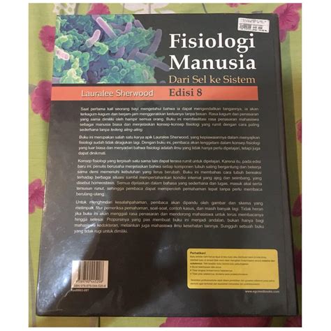 Fisiologi Manusia Lauralee Sherwood Edisi 8 ORIGINAL EGC Buku Alat