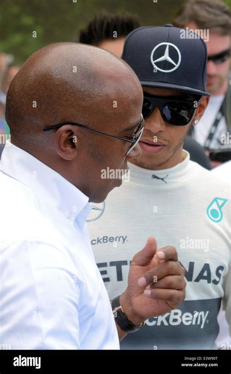 Lewis Hamilton with father Anthony Hamilton. Formula 1 F1 racing driver ...