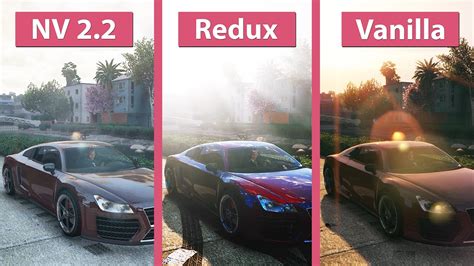 Gta Naturalvision Vs Redux Vs Vanilla Visual Graphics Mod