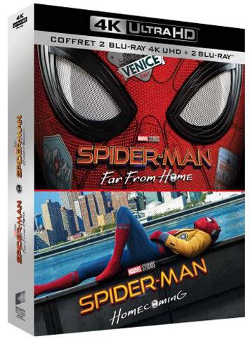 Spider Man Far from Home Steelbook Blu ray 4K édition collector