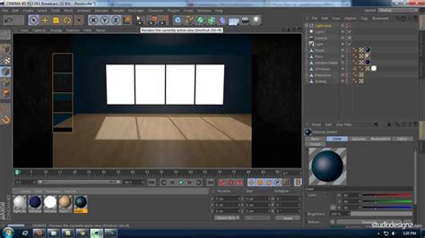 Creating A Room Using Cinema 4d Youtube