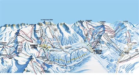 Morzine Ski Map