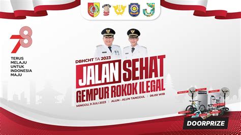 Jalan Sehat Gempur Rokok Ilegal Youtube