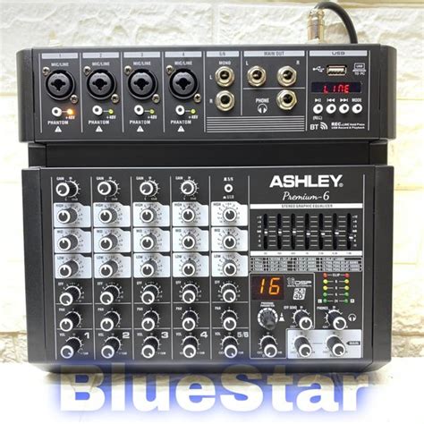 Jual Mixer Ashley Premium 6 Original 6 Channel Bluetooth USB With