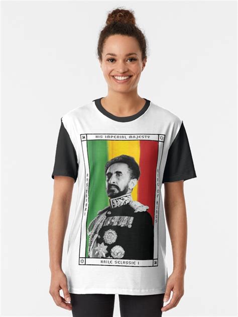 His Imperial Majesty Haile Selassie I King Of Kings Graphic T Shirt