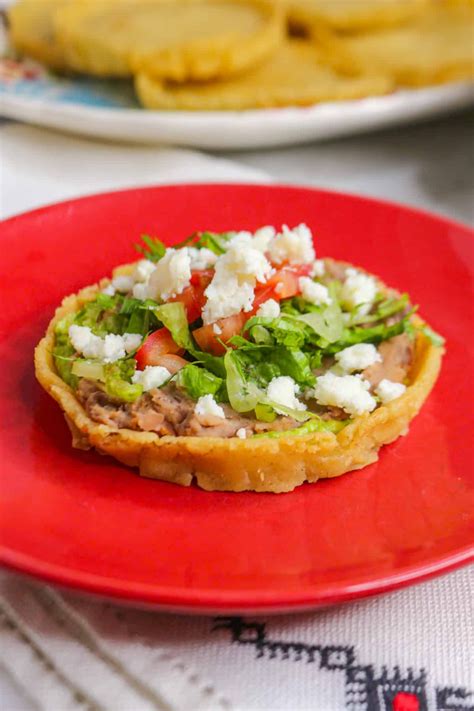 Sopes de Frijoles (Refried Bean Sopes) | Recipe in 2024 | Mexican food recipes, Mexican food ...