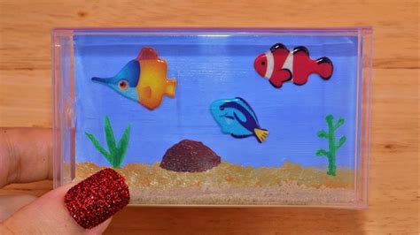 DIY Miniature Aquarium Fish Tank How To Make Miniature Things YouTube