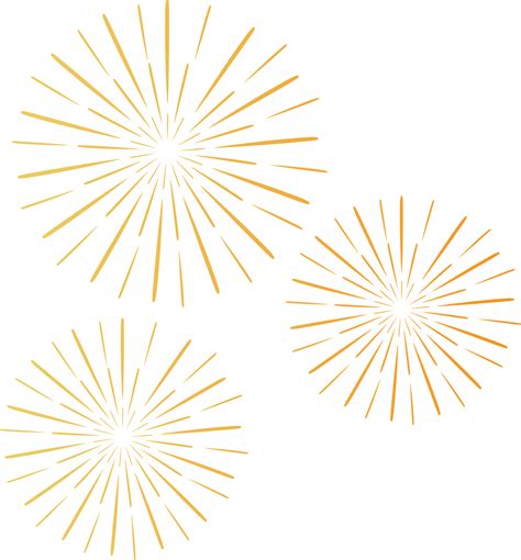 Fireworks New Year Element Png