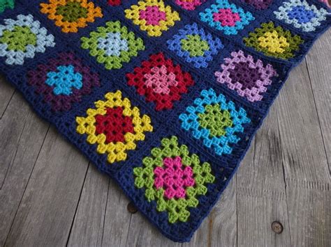 Babydecken Geh Kelte Babydecke Granny Square Bunt Ein Designerst Ck