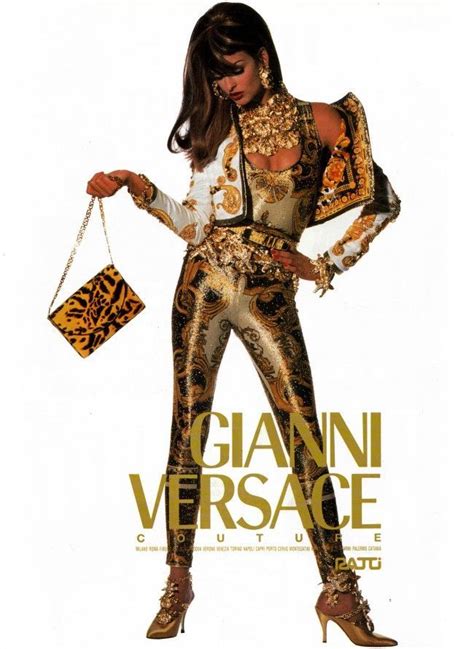 1990s Versace Ad Gianni Versace Vintage Versace Versace Fashion