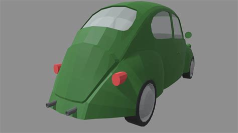 Low Poly Classic Car 01 3d Model By Viperjr3d