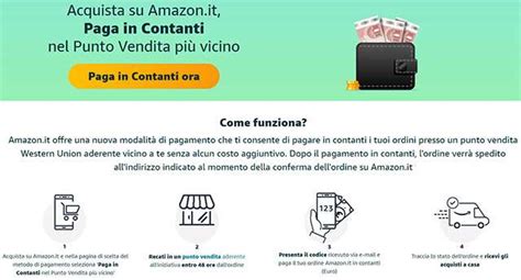 Compri Su Amazon Paghi In Contanti Da Oggi Si Pu