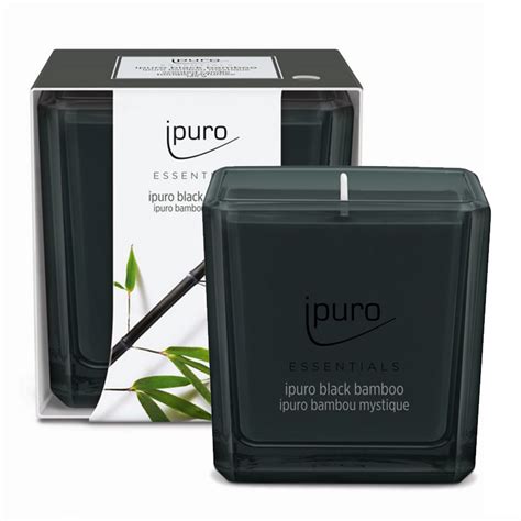 Ipuro Essentials Black Bamboo Duftkerze 125g