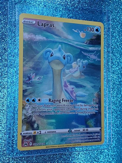 Pokémon TCG Lapras Crown Zenith GG05 GG70 Ultra Rare English 2023 eBay