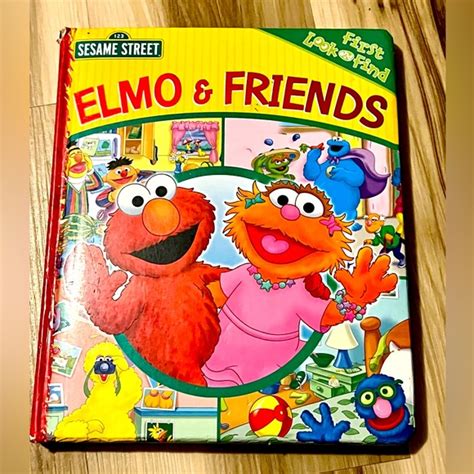 Other | Elmo Friends First Look Find Book | Poshmark