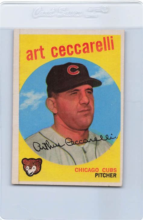 1959 Topps 226 Art Ceccarelli Cubs NM 7523 EBay