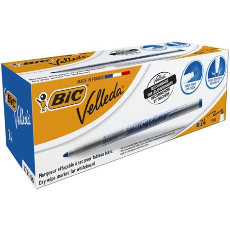 BIC Velleda 1721 Marcadores De Pizarra Punta Fina 2 8mm Para Pizarra