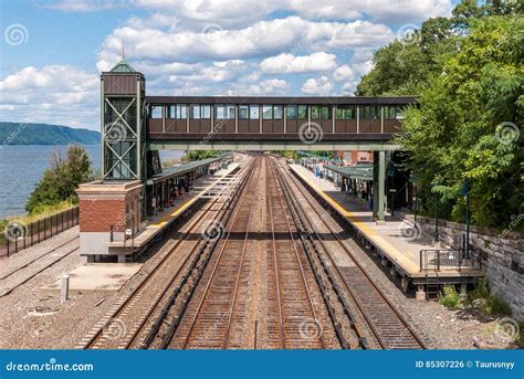 Outdoor Elevated Train Station Stock Photo Image Of Design Outdoors