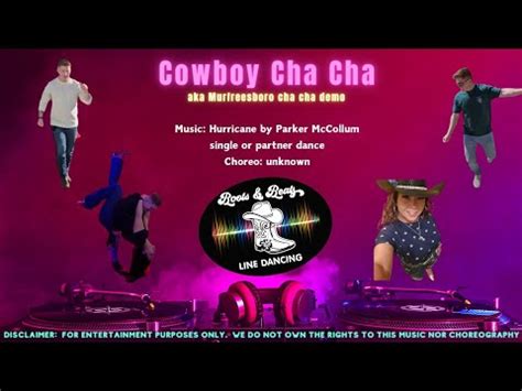 Murfreesboro Cha Cha Line Dance Demo Aka Cowboy Cha Cha As Danced At