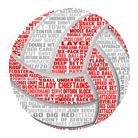 Personalised Volleyball Word Art Gift - Etsy