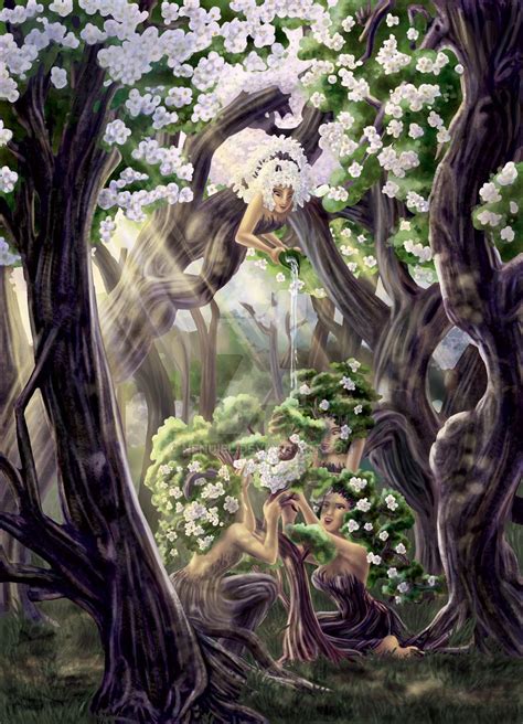 D Dryad Weaving B Dryads Deviantart Steampunk Art