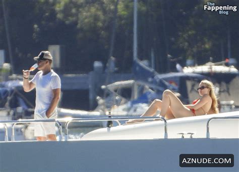 Jemma Donovan Sexy Seen With Jason Donovan Showing Off Her Hot Bikini Body On A Yacht In Sydney