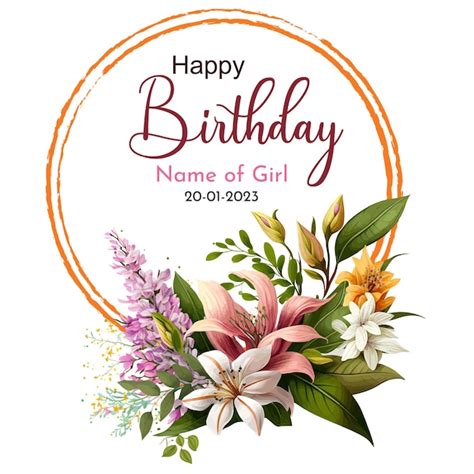 Premium Vector Birthday Wish Card Template