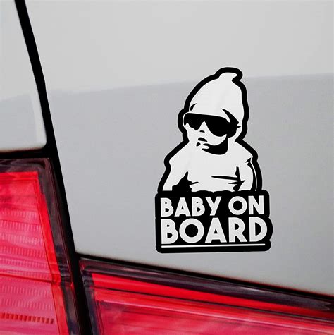 Sticker Pegotin Calco Autoadhesivo Baby On Board Bebe A Bordo Mama