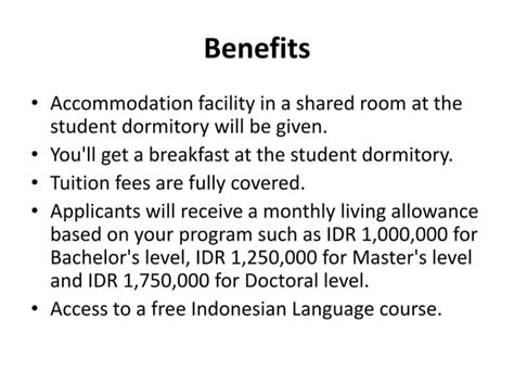 Fully Funded UNS Scholarship In Indonesia 2024 Pptx