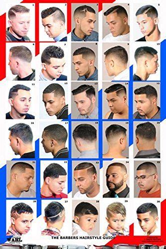 Hm Laminated Men S Hairstyles Barber Poster X Haircuts